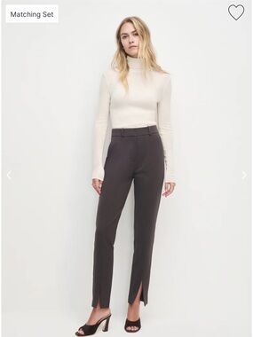 Favorite Daughter Brown Straight-Leg Pants